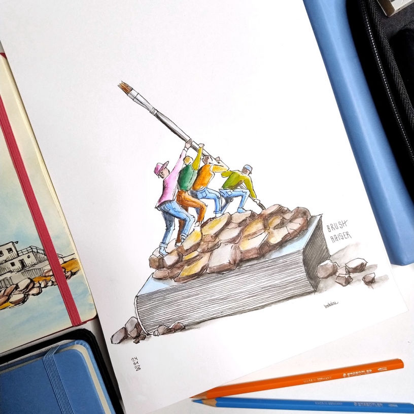 Illustration für Buchcover